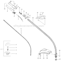 Page C Diagram and Parts List for XT400 Type 3 Weed Eater Trimmer
